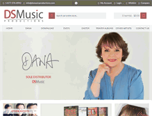 Tablet Screenshot of dsmusicproductions.com